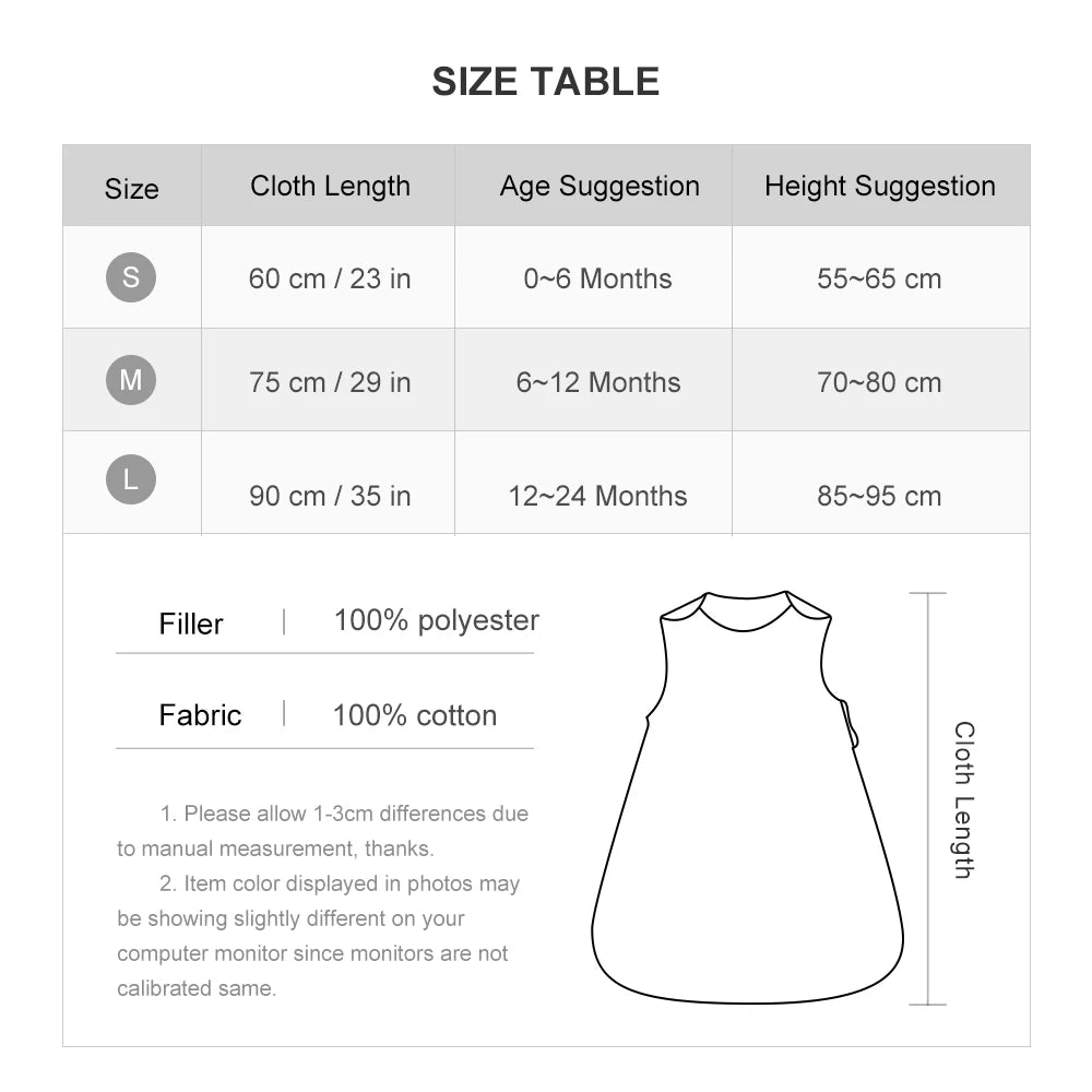 Baby Sleeping Bag 0-2 Years Children