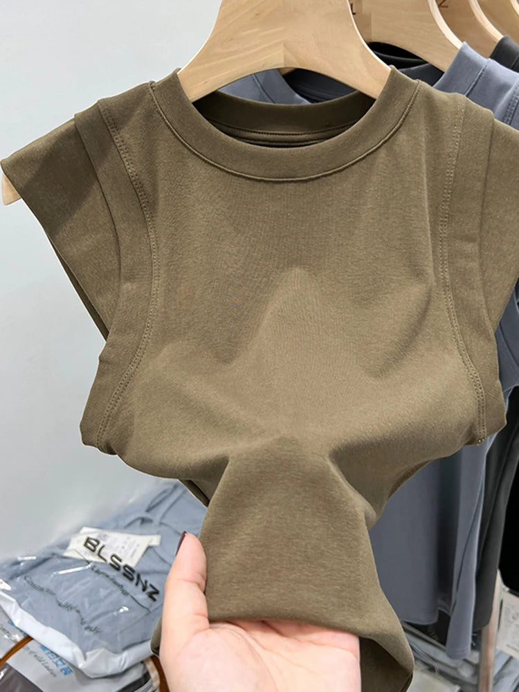 女裝夏季純色Tee