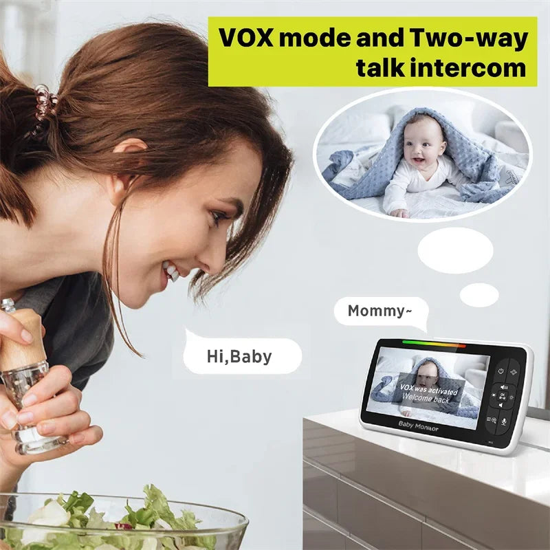Babystar 5inch Video Baby Monitor