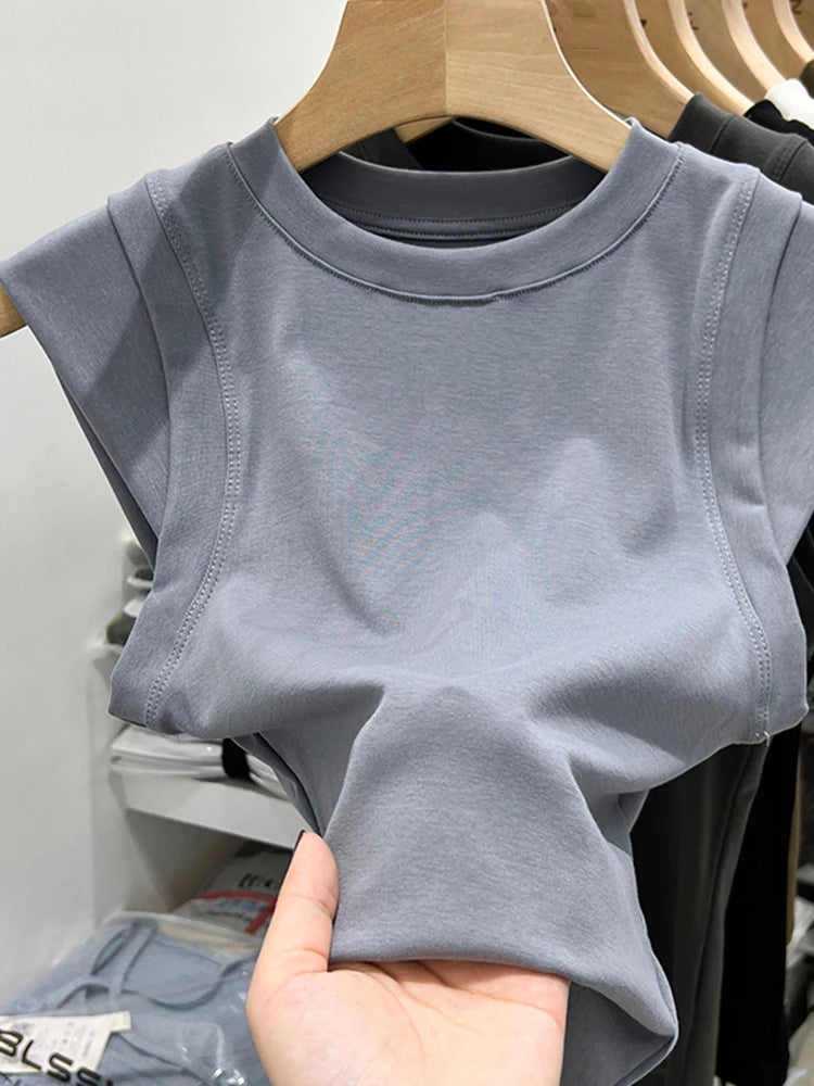 女裝夏季純色Tee